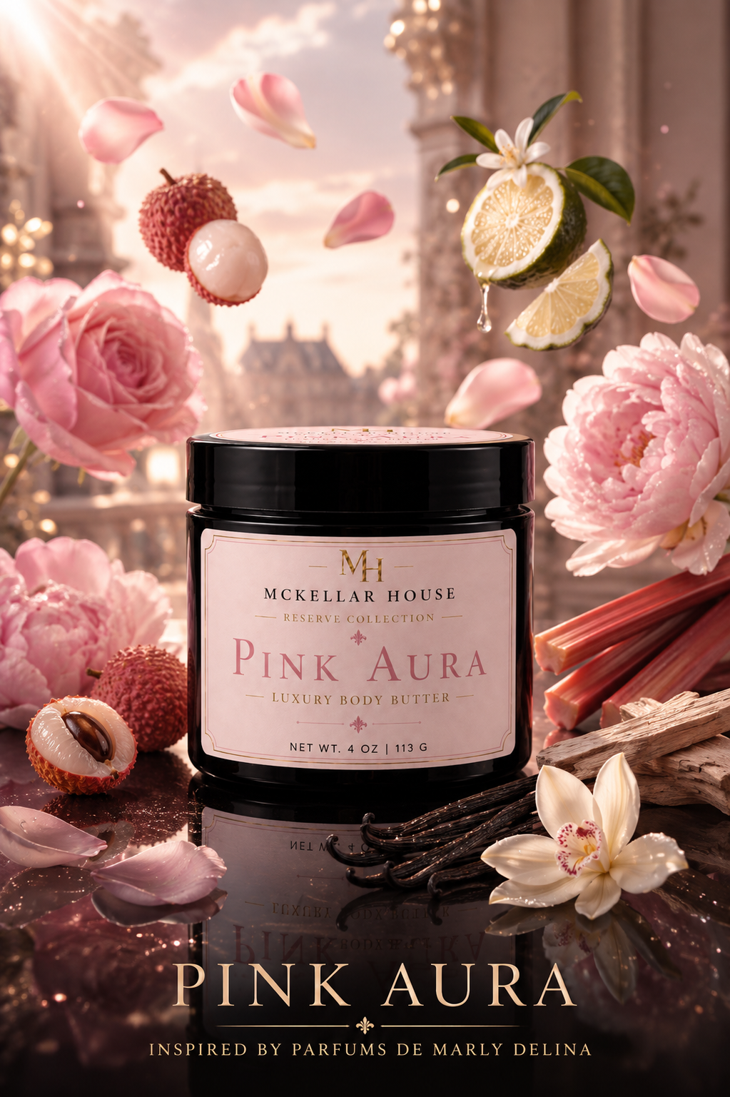 Pink Aura — Rose, Lychee & Vanilla Body Butter