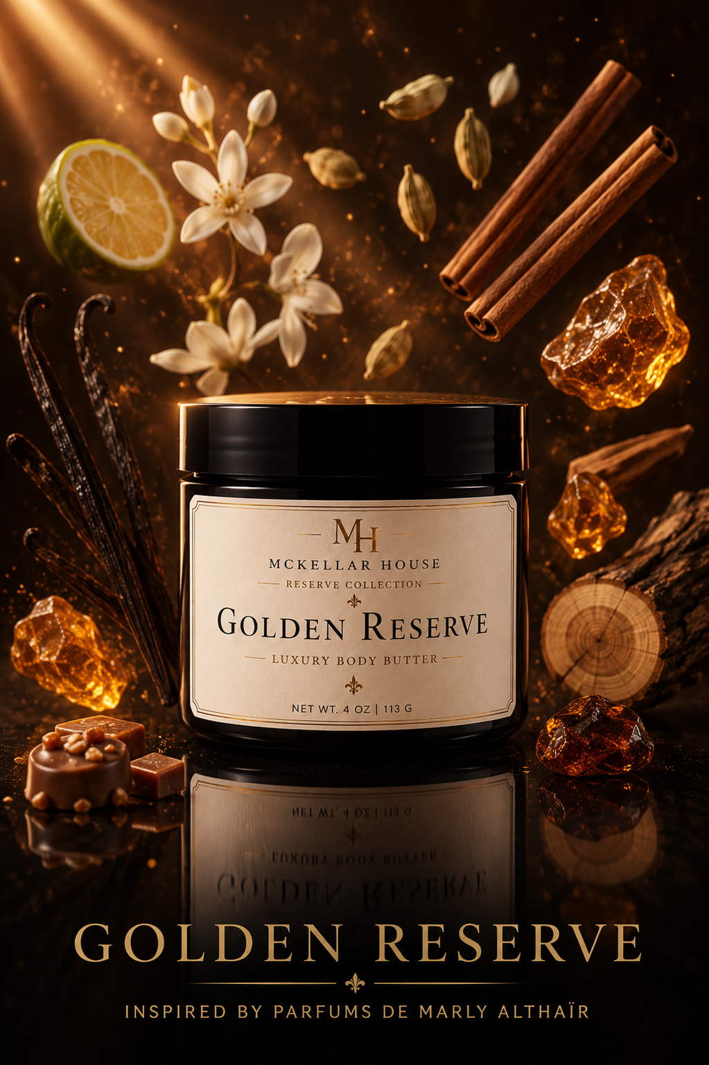 Golden Reserve — Vanilla Amber Body Butter