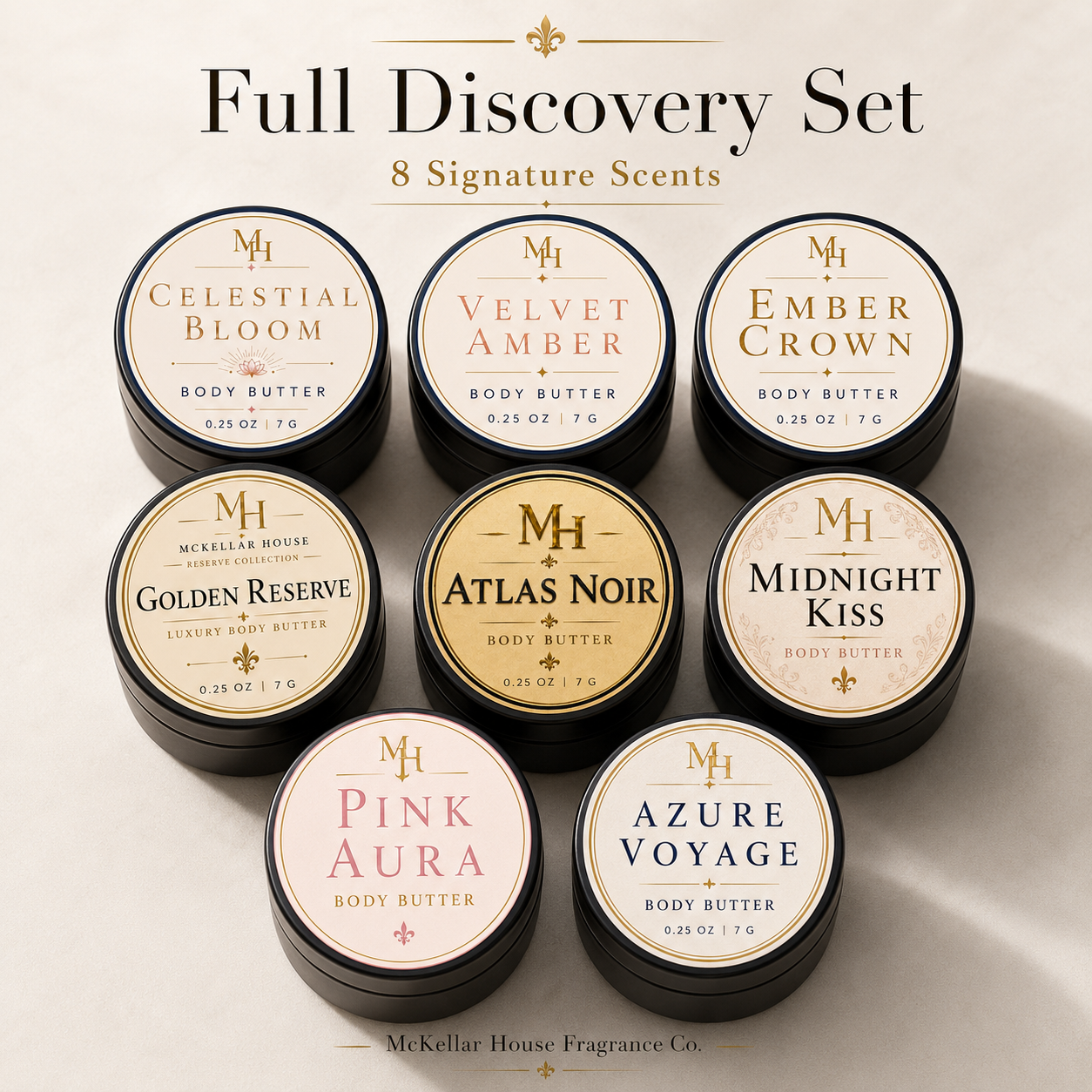 McKellar House Discovery Set — Original Eight Fragrance Samples