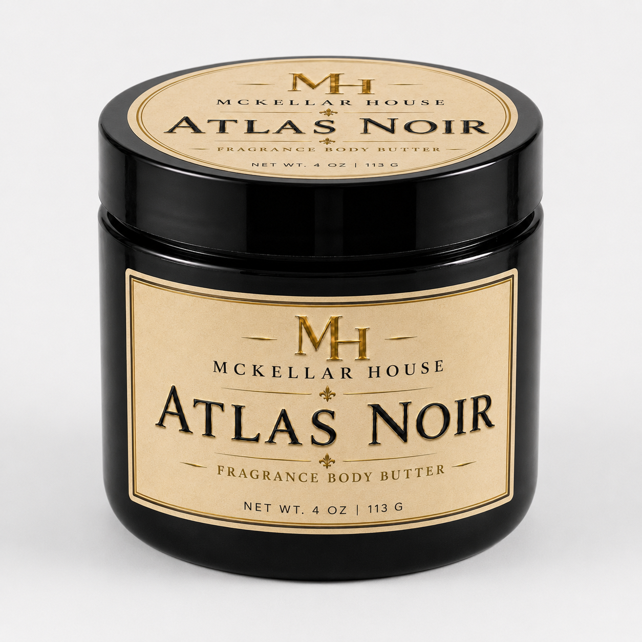 Atlas Noir — Fresh Woods & Amber Body Butter